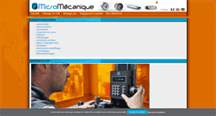 Desktop Screenshot of micro-mecanique.com